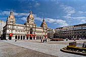 La Coruna, Galizia Spagna - Plaza de Maria Plata 